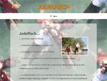 Tablet Screenshot of jodelfisch.com